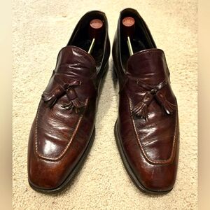 ✨️Johnston & Murphy Men's Dress Shoes Size 11 Width D/B Brown Leather